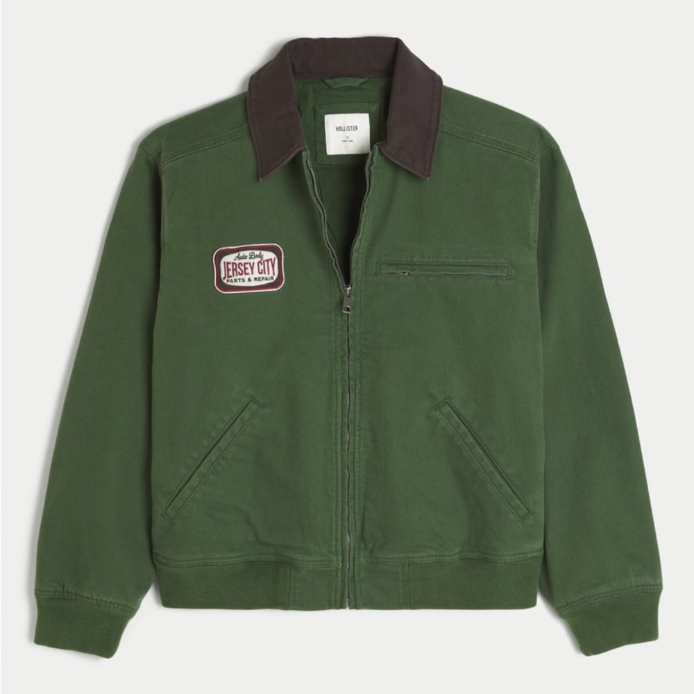 Zip-Up Workwear Jacket